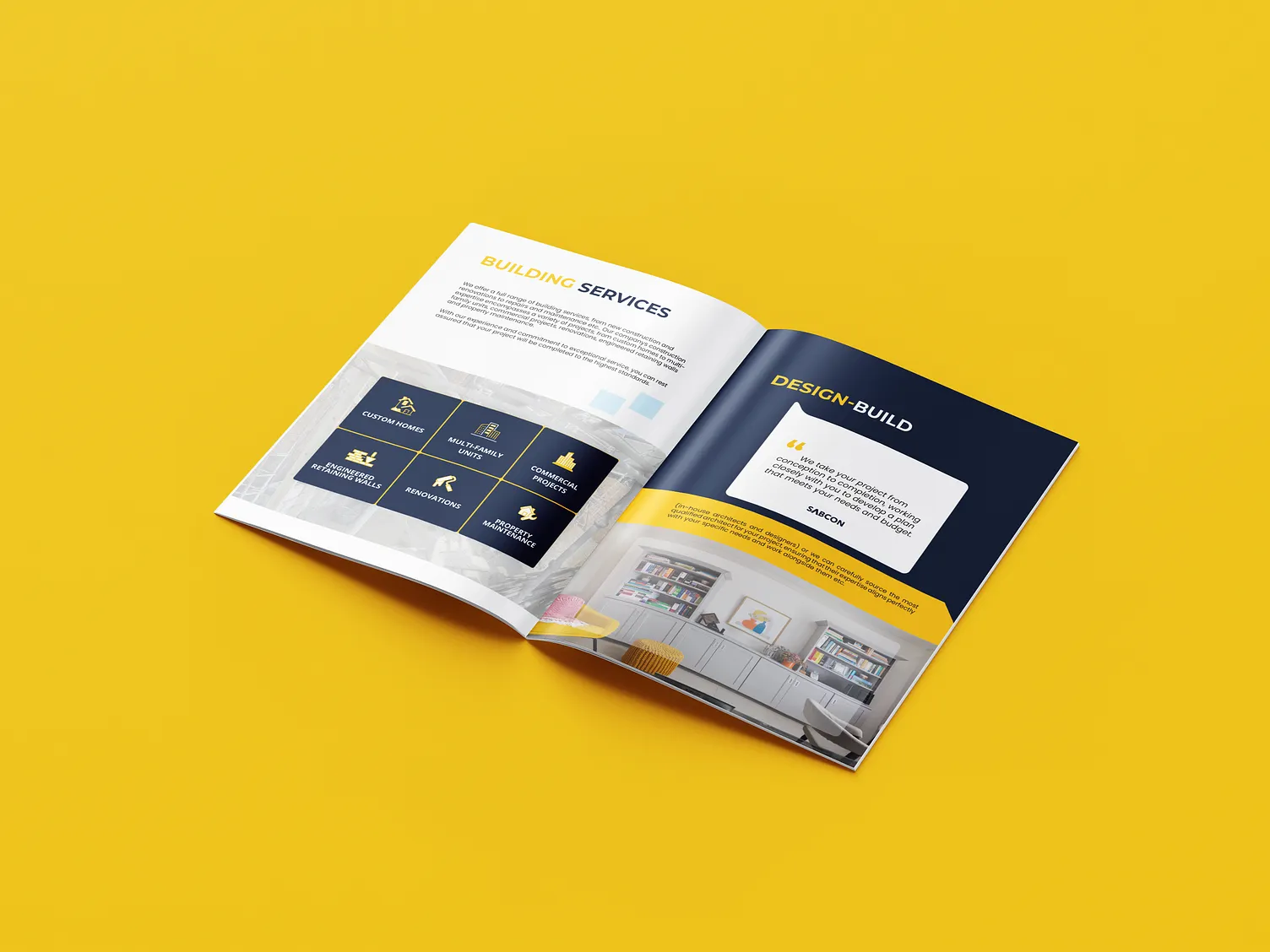 Sabcon Construction Profile — Spread 2