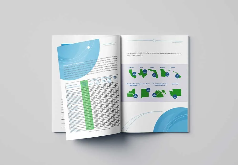 LHEI Annual Report spread