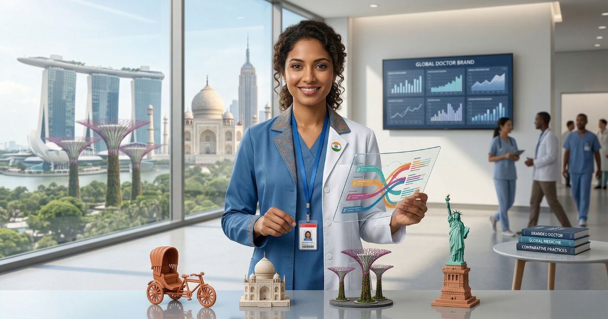 Doctor Personal Branding Comparison — Bangladesh vs India vs Singapore vs USA