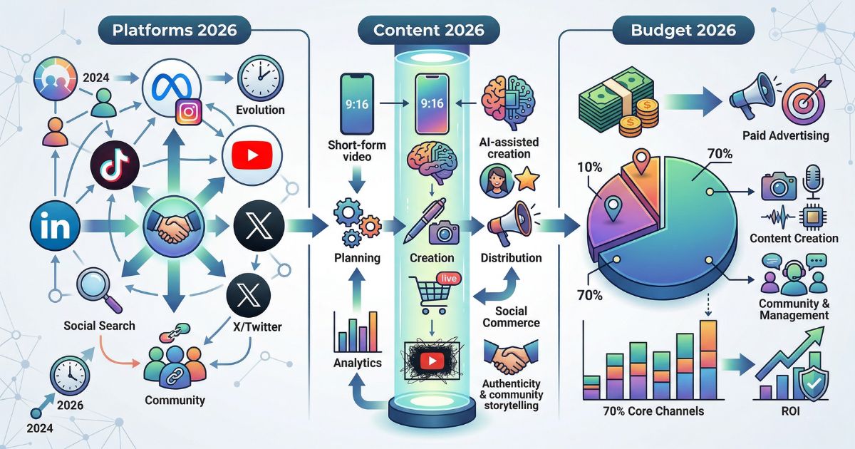 Social Media Marketing Strategy 2026 — Platforms, Content, and Budget Guide